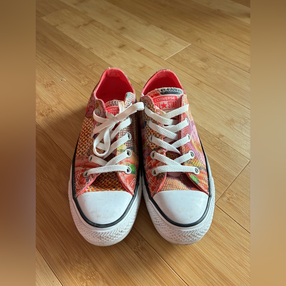 Converse Rose Print Multicolor Sneakers